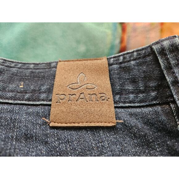 Prana Jeans Mens 35x30 Blue Denim Outdoor Casual Pockets Hiking - Picture 6 of 6